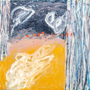 Elfi Schuselka "Fall" Abstract Oil on Canvas