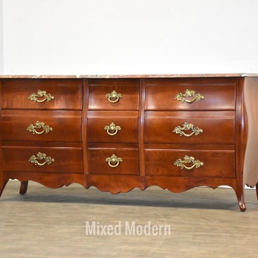 French Provincial Style Cherry Dresser by John Widdicomb 