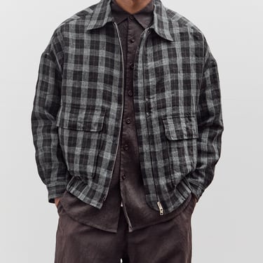 Evan Kinori Zip Jacket Two, Navy/Grey | Glasswing Shop - Seattle