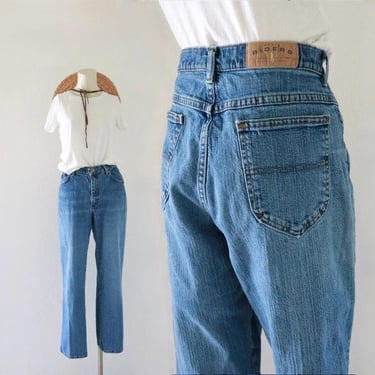 worrrn blue jeans - 30 - vintage 90s y2k womens denim pants riders distressed casual 