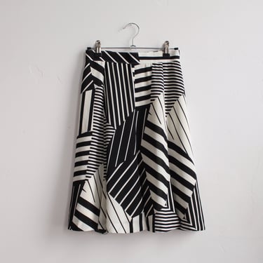 Vintage Patchy Striped Skirt - W24