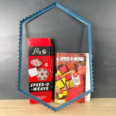 Lily Speed-O-Weave hexagonal frame and instructions 