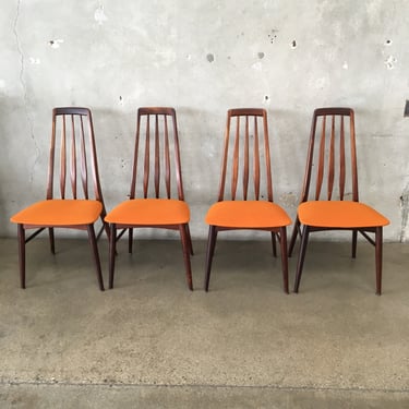 Danish Rosewood Dining Chairs &quot;Eva&quot; by Niels Koefoed Set of 4