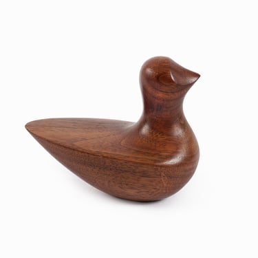 Alan Middleton Walnut Figurine Duck Small 