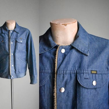 Vintage Maverick Lined Denim Jacket 