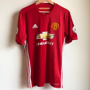 adidas Cristiano Ronaldo Manchester United Red Devils Home Soccer Jersey