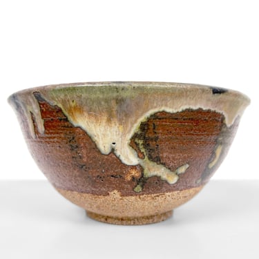 Vintage Hand Thrown Stoneware Bowl 
