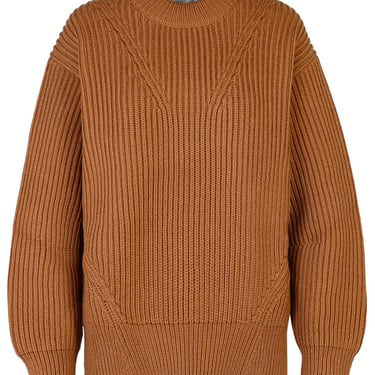 Jil Sander Brown Wool Sweater Woman