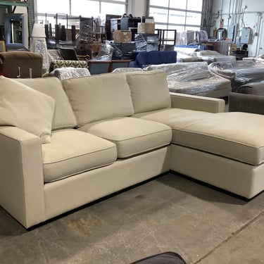 Room &amp; Board White Sectional Sofa