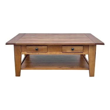 Broyhill Attic Heirlooms Farmhouse Oak Coffee Table 