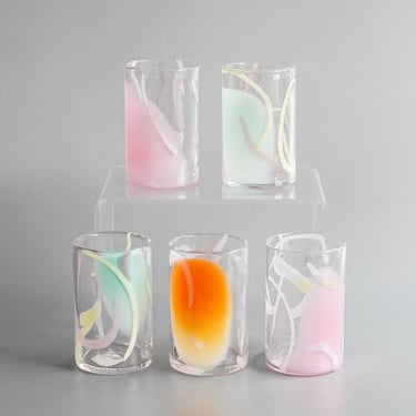 Maria Enomoto: Blobs and Squiggles Glass Cup