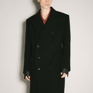 Martine Rose Men Double-Breasted Shirt Overcoat