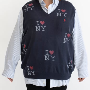 Femlord x BRZ - I<3 NY Sweater Vest (2X-4X)