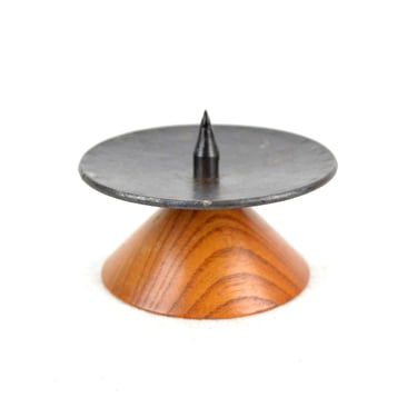 Candlestick wood 50s 60s mid century candles vintage design candlestick candlestick minimalist 