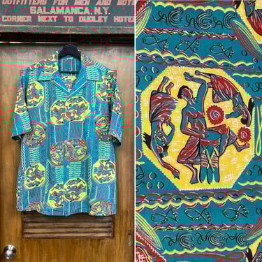 VINTAGE - ▪️50’s【KAHALA】VINTAGE SHIRT Vintage 1950's “kahala” Underwater Fish Silk Hawaiian Shirt