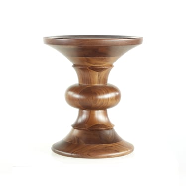 Charles and Ray Eames Mid Century Walnut Time Life Stool - mcm 