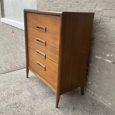 Bassett MCM Walnut Chest of Drawers