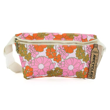 83860: Fanny Pack |Ultra-Slim| Recycled RPET | Floral Red Pi