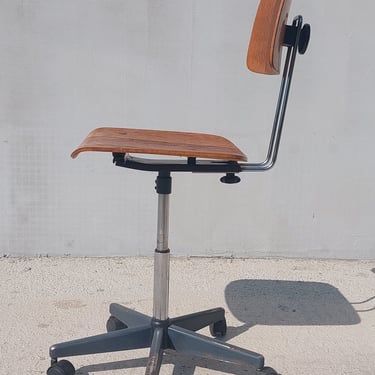 Mid- Century Industrial Office Chair/Vintage Industrial Swivel Adjustable Chair Office Chair/Stol Kamnik/ Designed by Niko Kralj/60's/70's 