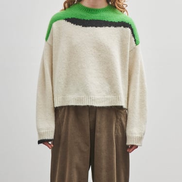 Cordera Alpaca &amp; Suri Sweater, Bright Green