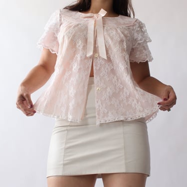 Vintage Dainty Lace Top