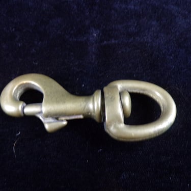 ws/Swivel Bolt Boat Snap, Solid Brass, Unmarked