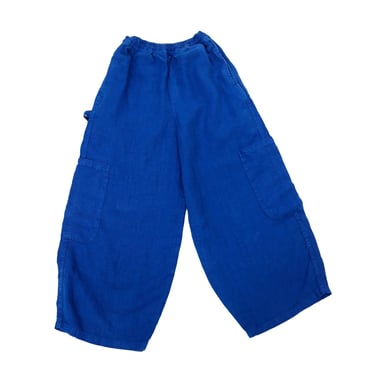 Blueberry Linen Chef Pant