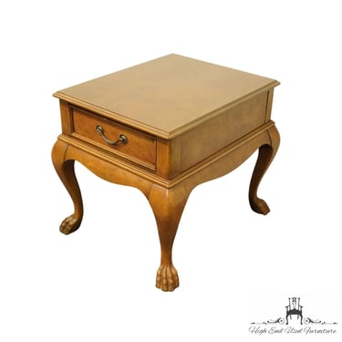 HAMMARY Traditional Chippendale Style 23x28" Ball & Claw Accent End Table 23221 