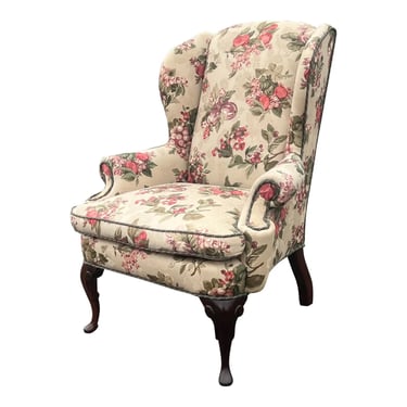 Calico Corners Upholstered Wingback Chair 