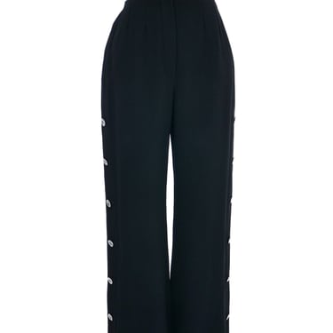 1993 Chanel Button Accented Trousers