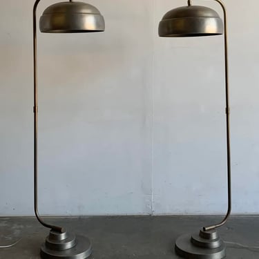 Large Industrial Style Lamps by Jaimie Young Co 