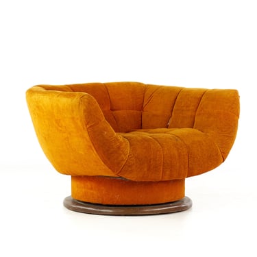 Adrian Pearsall Mid Century Swivel Tub Lounge Chair - mcm 
