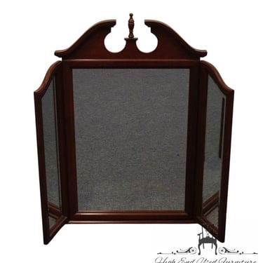 COCHRANE FURNITURE Solid Cherry Traditional 54" Tri-View Pediment Dresser Mirror 2324-87-3 