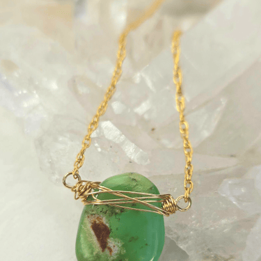 James + Jezebelle | Chrysoprase Necklace