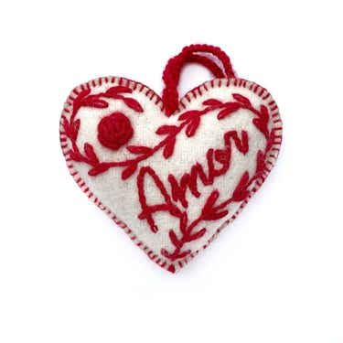 O4O Amor Embroidered Ornament