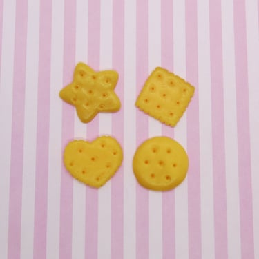 Cracker Hair Clips Cute Kawaii Cookie Biscuit Barrettes 