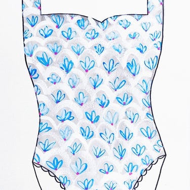 Swimsuit Painting: Flora