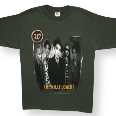 Vintage 1996 The Wallflowers “Bringing Down The Horse” Double Sided Album Promo Graphic Rock Band T-Shirt Size Large 