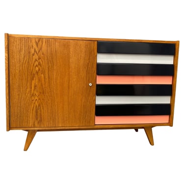 Mid century chest of drawers U-458 by Jiri Jiroutek, Czechoslovakia, 1960s 