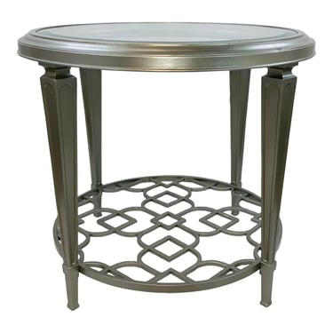 Caracole Modern Silver Finished End Table