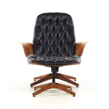 George Mulhauser for Plycraft Mid Century Mr Chair and Ottoman - mcm 