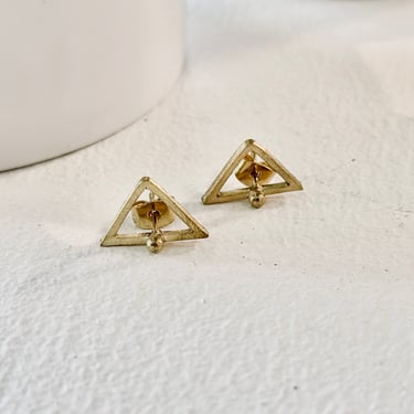 Triangle Stud Earrings