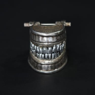 Rare 1920's Vacabe' Dental Study Model with Aluminum Teeth