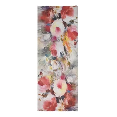 Modal/Silk Scarf | Watercolor Floral - Ashley