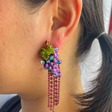 HTT x BZ - Sensational Grape Earrings