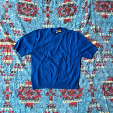 Vintage 1970s Brentshire Orlon Crop Top Shirt 