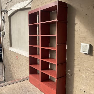 Matched Pair Custom Bookcases