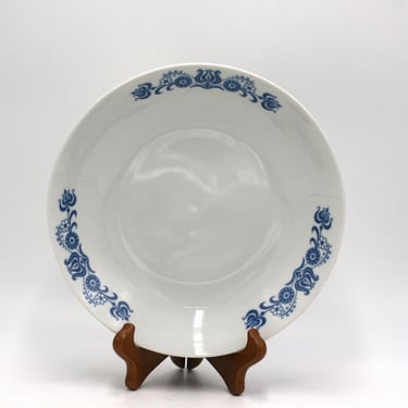 vintage Wunsiedel Porcelain Bowl Blue Floral Bavaria Germany 