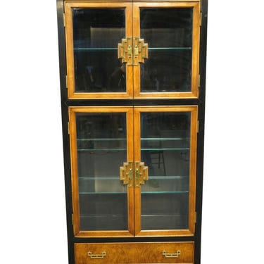 CENTURY FURNITURE Chin Hua Collection Asian Chinoiserie 37" Lighted Display Curio Cabinet 