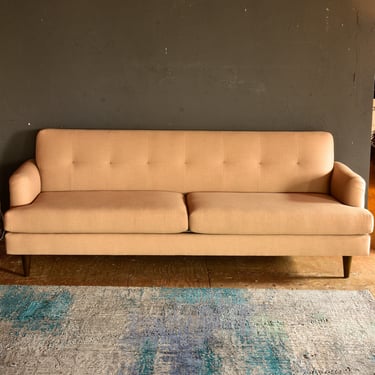 Clarion Sofa – Beige Linen Floor Model Sale Only